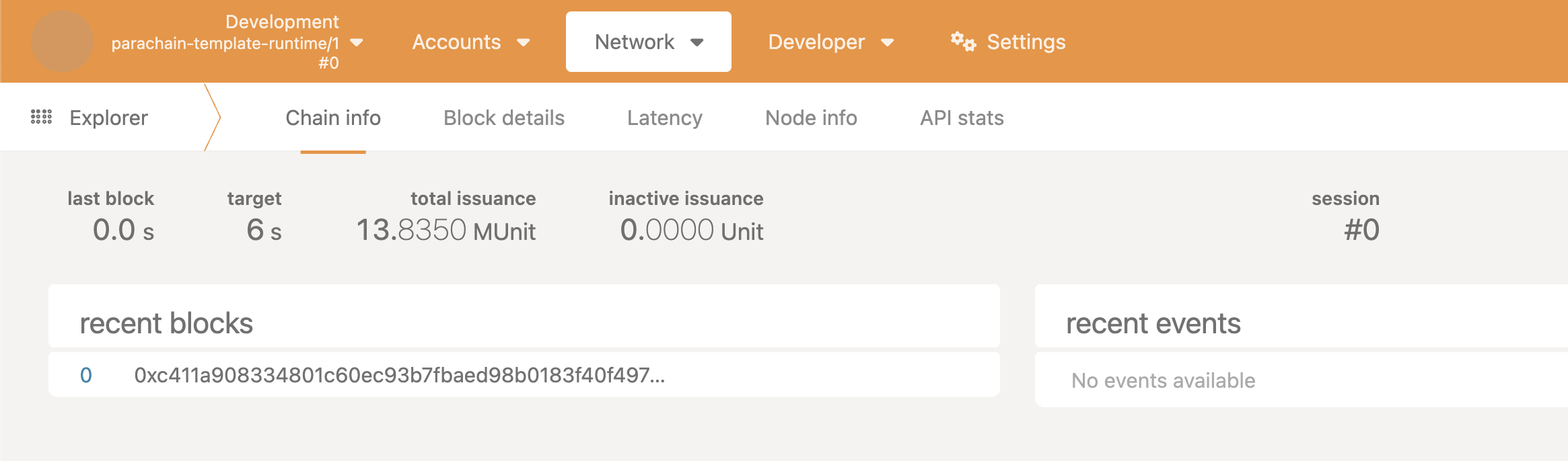 Connect to Parachain Template Node